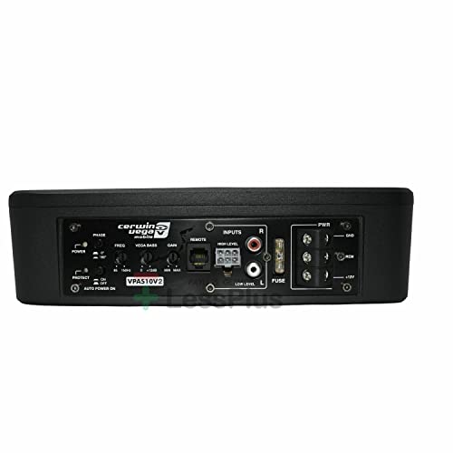 10" 550W Max Powered Subwoofer with Built-in Amplifier A44997