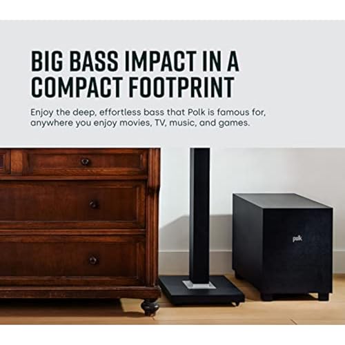 10" Home Subwoofer with 100W Amplifier, Dolby Atmos & DTS:X Compatible P253133