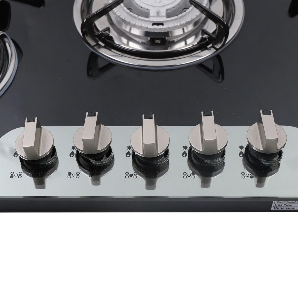 5 Burner Gas Cooktop with Tempered Glass K56547