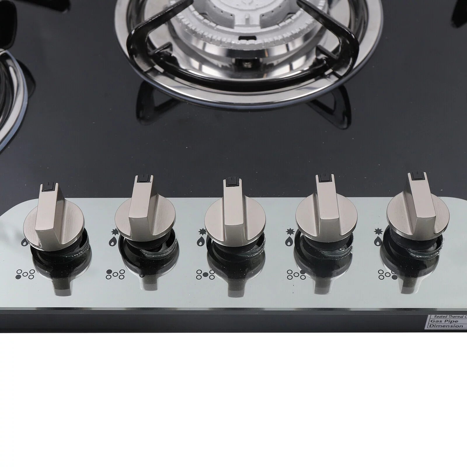 5 Burner Gas Cooktop with Tempered Glass K56547