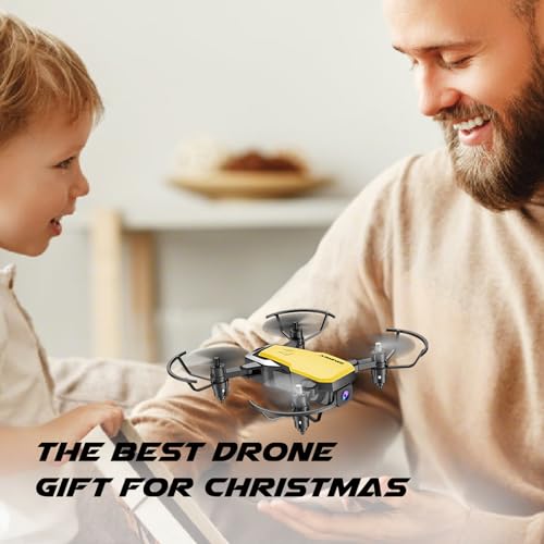 Mini Drone with Camera 720P HD FPV, Foldable RC Quadcopter with 2 Batteries C2480