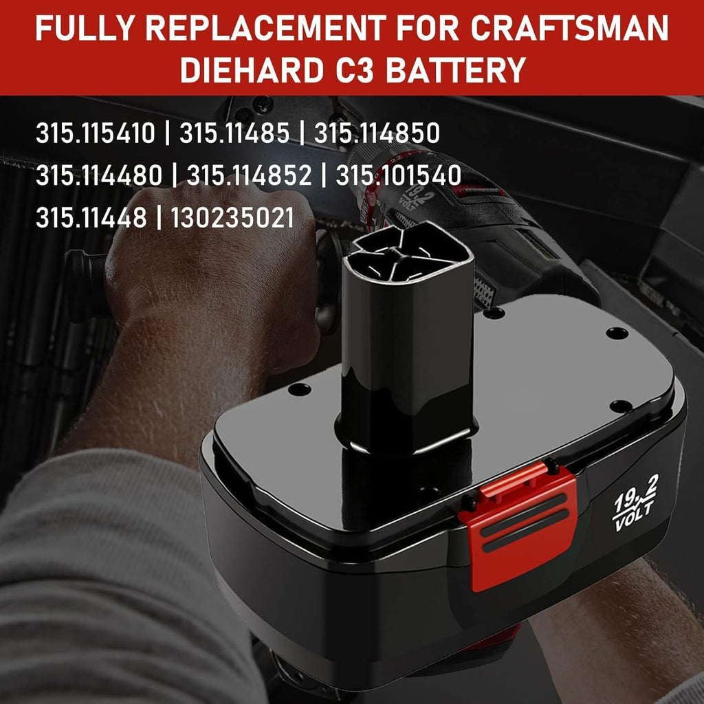 19.2V Ni-Mh Replacement Battery for Cordless Drills F416061