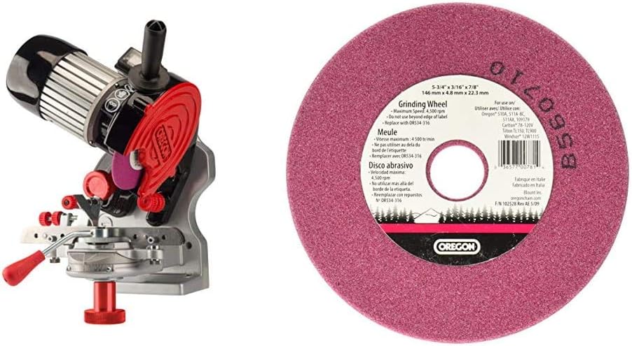 Compact 120-Volt Bench Grinder for Chainsaw Chains U320606