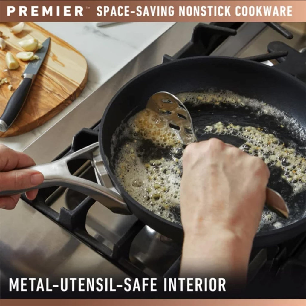 1.5 Quart Sauce Pan with Lid, Hard-Anodized Nonstick Cookware B532