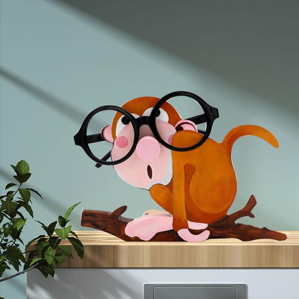 Wooden Animal Glasses Holder Stand for Sunglasses Display T407172