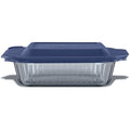 Pyrex Colors (2-Pack, Full Set) Tinted Glass Baking Dish with BPA-Free Lid, Oblong Bakeware Glass Pan For Casserole & Lasagna, Dishwasher, Freezer, Microwave and Pre-Heated Oven Safe, Smoke