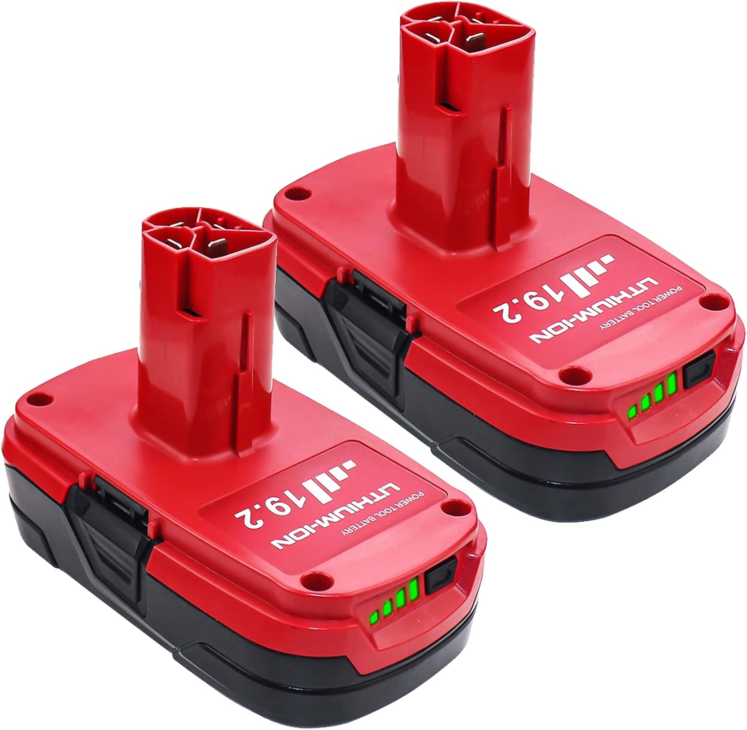 2 Packs 3.0Ah 19.2 Volt C3 Diehard Battery Replacement for Craftsman 19.2V Lithium ion Battery 315.113753 315.PP2011 315.11485 315.115410 130279003 1323903 11375 11376 130279005 130211004 11045