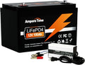 Ampere Time 12V 100Ah LiFePO4 Battery with 14.6V 10A Dedicated Lithium Battery Charger; Built-in 100A BMS, 4000+ Cycles, for RV, Solar, Marine, Overland, Off-Grid Application…
