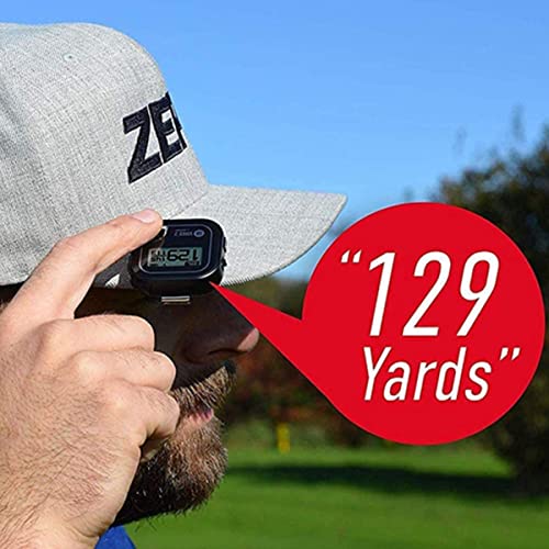 Talking GPS Golf Rangefinder with Slope Mode, 18-Hour Battery, 40,000 Preloaded Courses Q4691