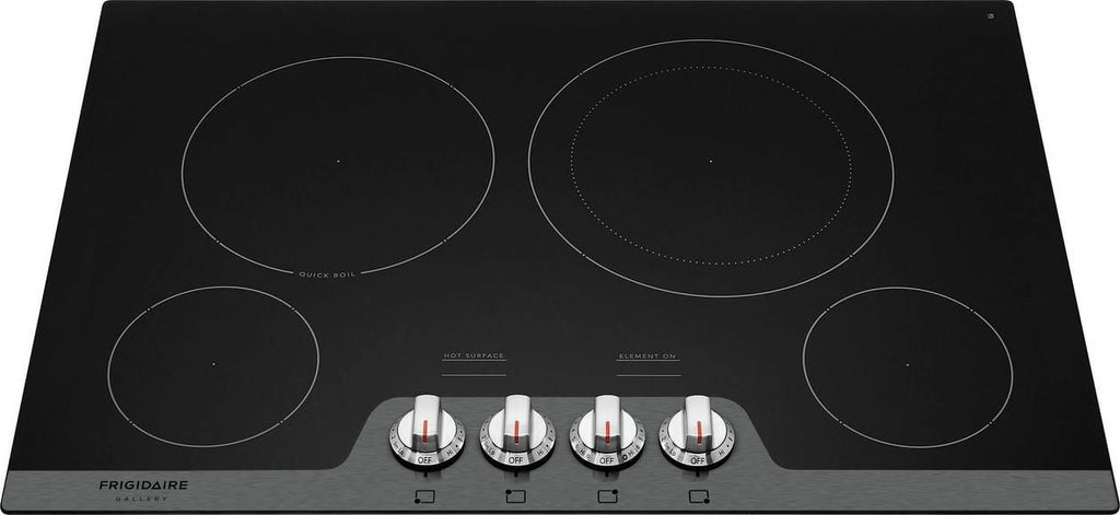 Frigidaire Gallery FGEC3048US 30 inch Stainless 4 Burner Electric Cooktop