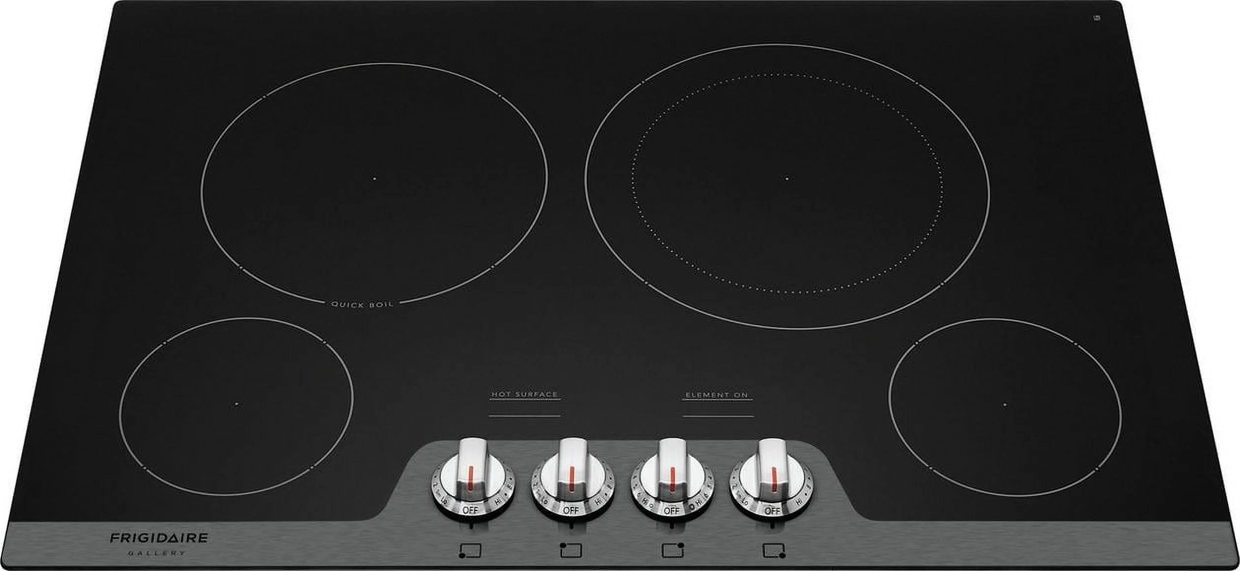 Frigidaire Gallery FGEC3048US 30 inch Stainless 4 Burner Electric Cooktop