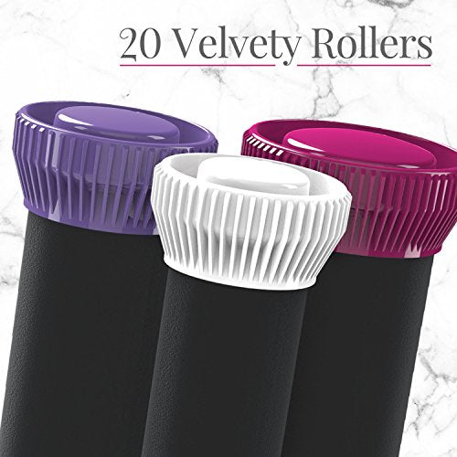 Ionic Conditioning Hair Setter with 20 Velvet Rollers R4215