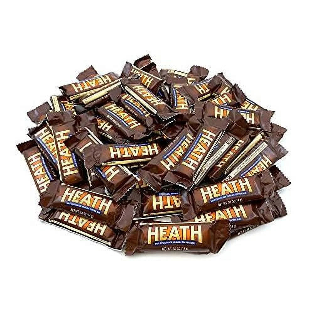 Milk Chocolate English Toffee Candy Bars, Individually Wrapped, 16 oz K1432