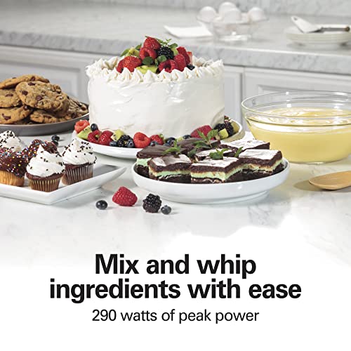 6-Speed Electric Hand Mixer with Storage Case and Beaters U720