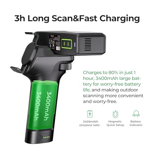 3D Scanner for 3D Printing, Blue Laser, Full-Color Scans Q176