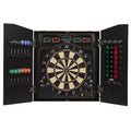 Halex 40-69805 Cricket View 5000 Dartboard in Wood Cabinet