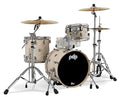 Pacific Drums & Percussion PDP Concept Maple Bop 3-Piece, Twisted Ivory Drum Set Shell Pack (PDCM18BPTI)