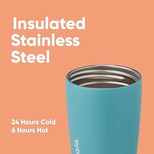 Insulated Stainless Steel Coffee Tumbler, Reusable Travel Mug, 20 oz, Pink N461027