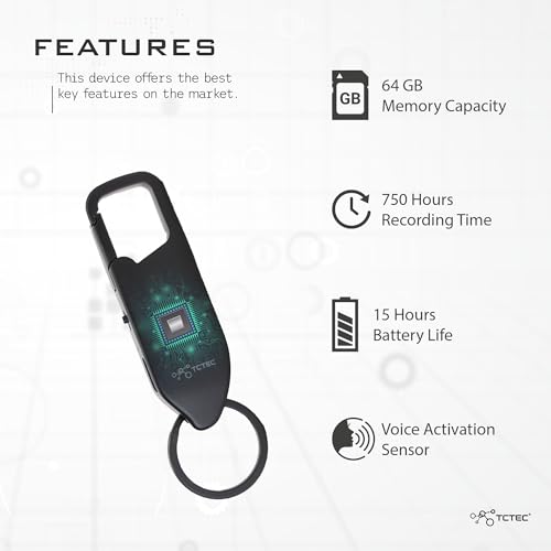 Voice Recorder with Noise Reduction, USB-C, 128GB Q116