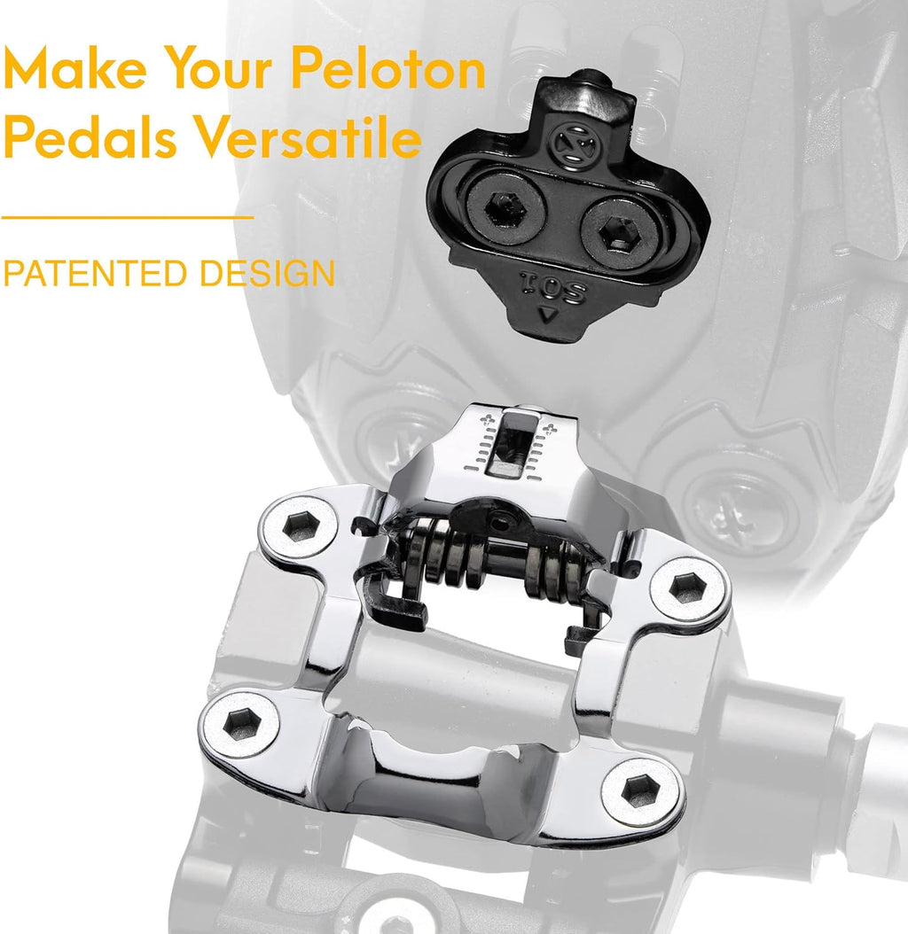 Bike Pedal Adaptor and Converter Kit with Toe Clips Cage X96977