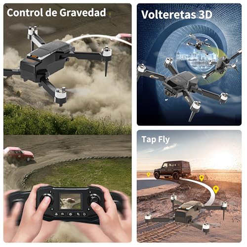Drone with 2.4" Screen, Brushless Motor FPV Camera for Adults L455558