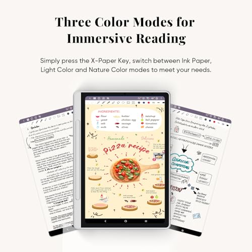 Color Digital Notebook 10.95'' Paper Note Taking Tablet with 16384 Pressure Levels and Magnetic Folio P5818