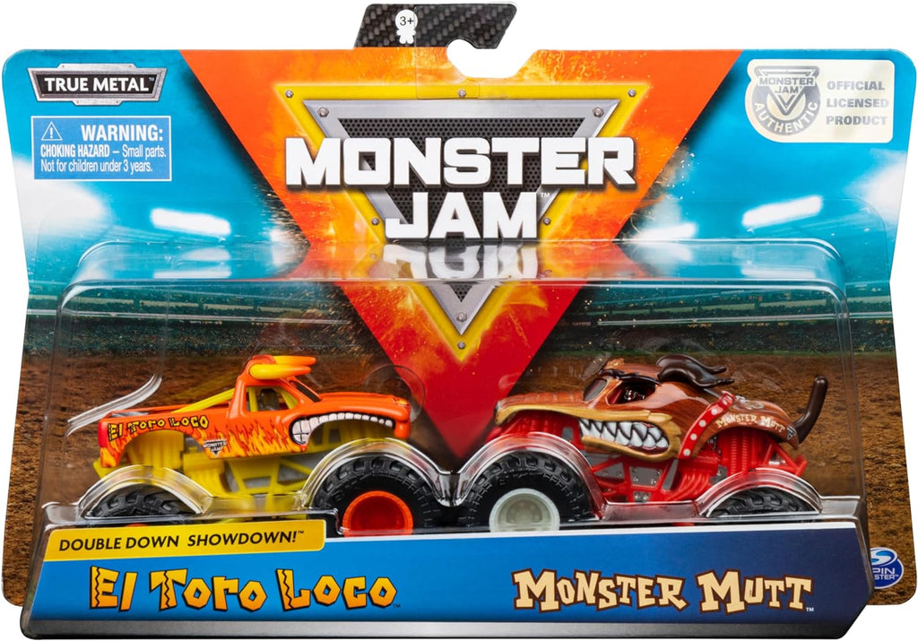 Monster Truck Duo Pack 1:64 Scale Die-Cast Twin Set J451