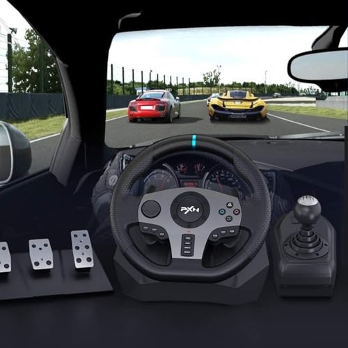 Racing Wheel 270°/900° with Shifter and Pedal for PS4, PC, PS3, Xbox E52251