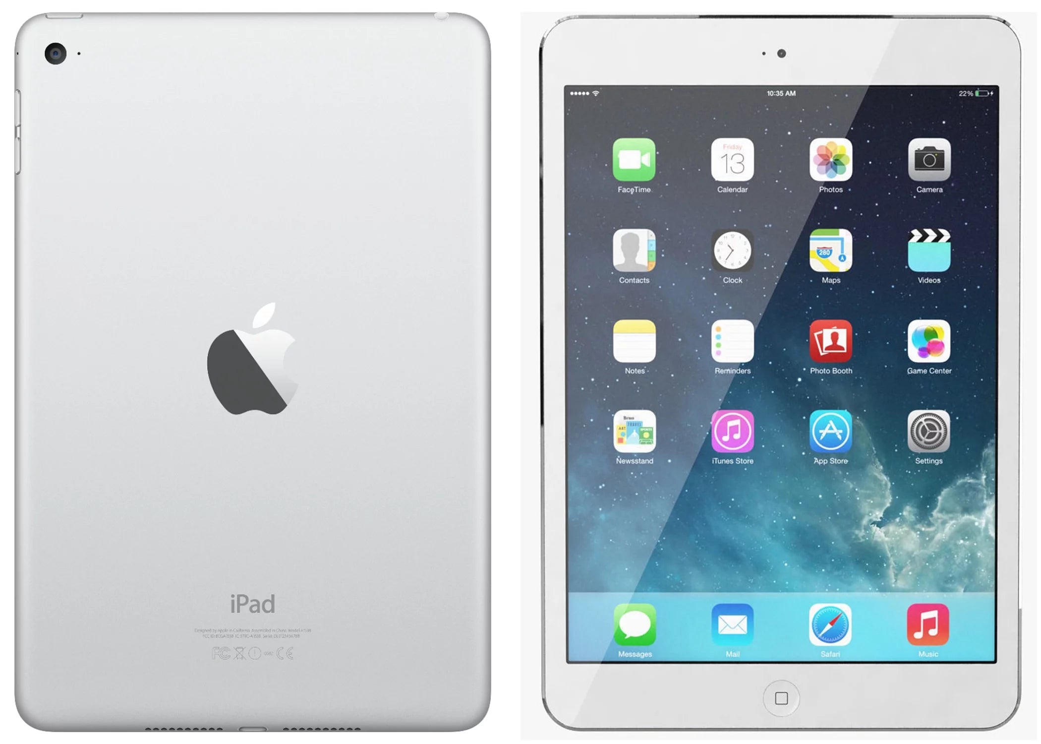 iPad Mini 16GB White Wi-Fi Only Bundle with Bluetooth Earbuds, Case, Charger H727857