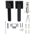 Fingerprint Door Lock High Security Semiconductor Technology One Step Access Smart Lock Fingerprint for HouseholdBlack