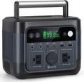 VATID Portable Power Station,600W 518Wh Solar Power Station,110V AC,12V Regulated DC,3.5hrs 100% Recharge,Pure Sine Wave,65W USB PD Rechargeable Power Station