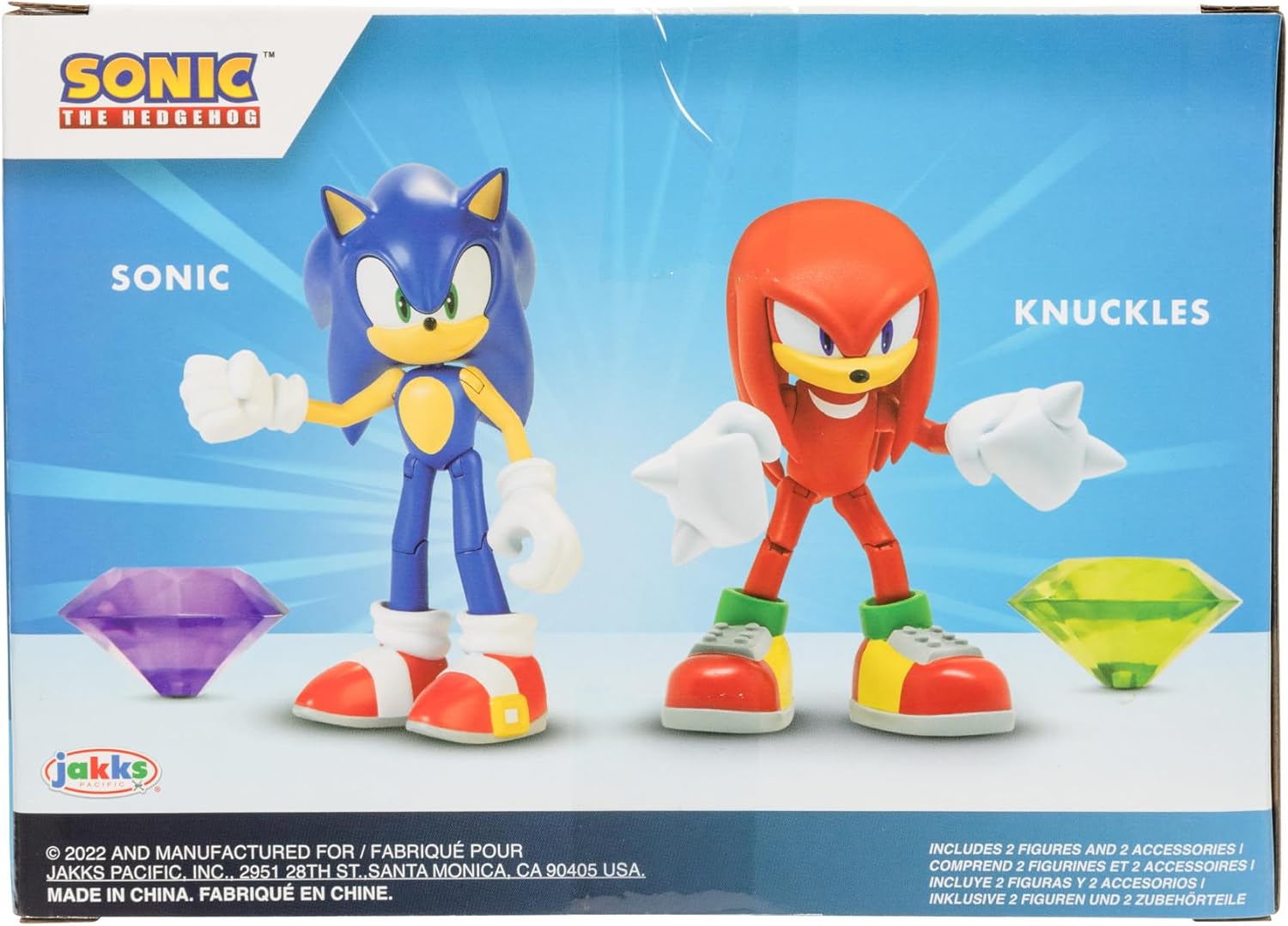 Sonic 4" Figure 2 Pack Modern Sonic and Knuckles R48477