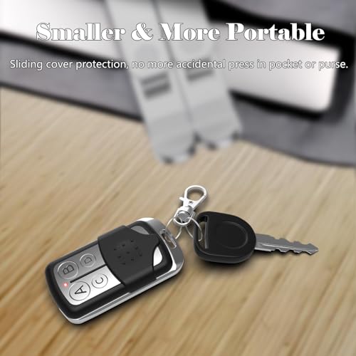 Garage Door Opener Remote with Keychain, 4 Button, 1 Pack N574