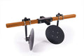 Heavy Hitch Multi-Purpose Disc Cultivator Garden Bedder Attachment with Discs Only Powdercoated in Orange | USA Made for Small Tractor Applications