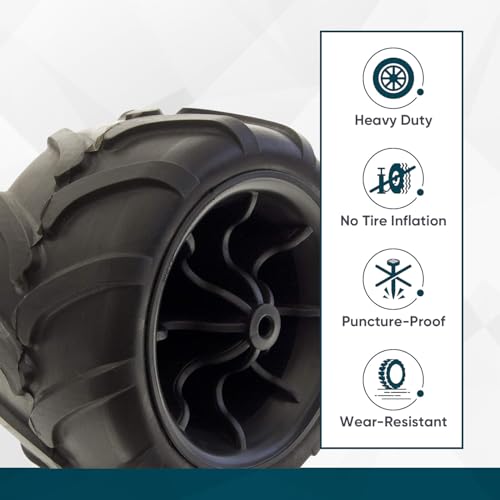 Heavy Duty Solid Tire Wheel for All-Terrain Wagons & Garden Carts A64280
