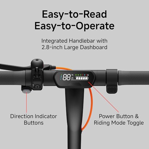 Electric Scooter for Adults, 15.5 mph Top Speed, Front Suspension C332250