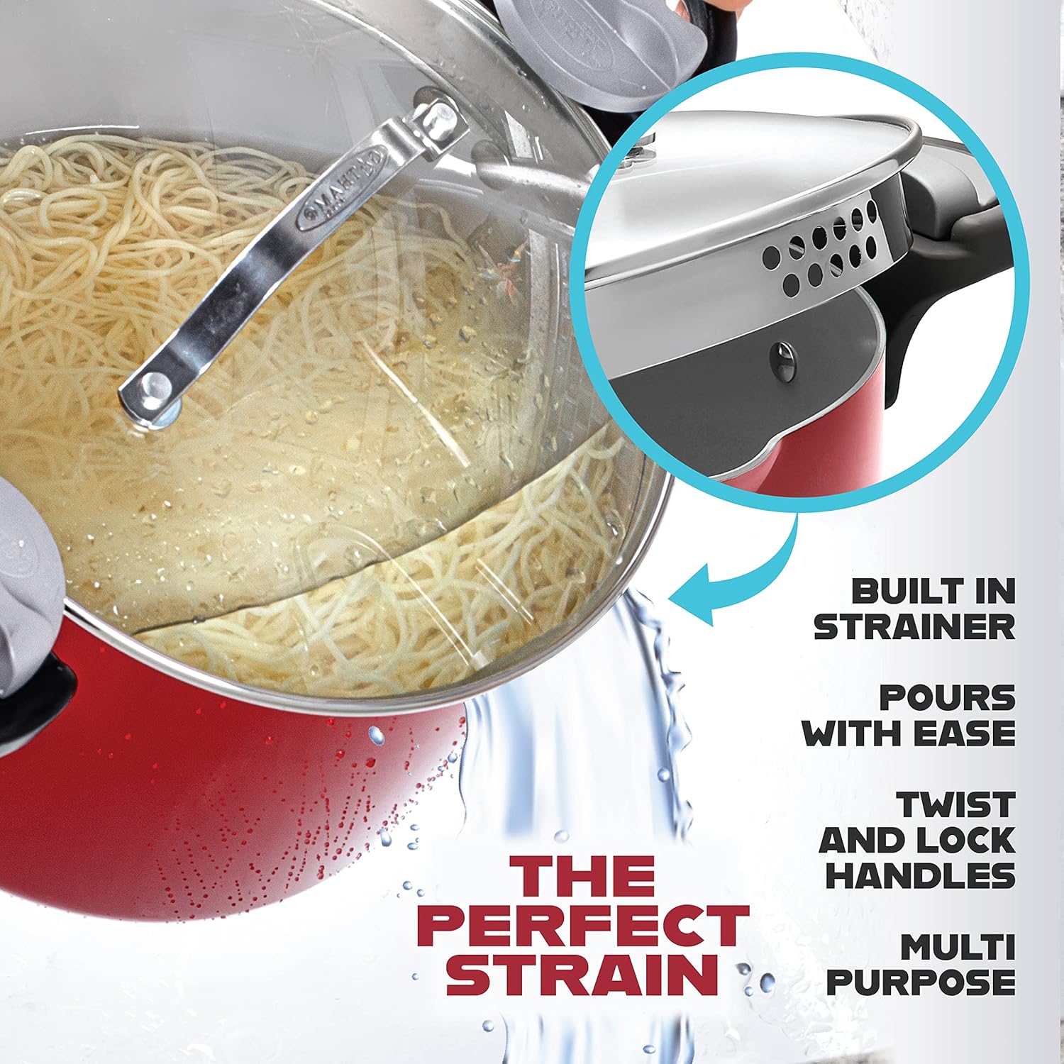 Nonstick Pots and Pans Set with Bakeware and Stock Pot M10271