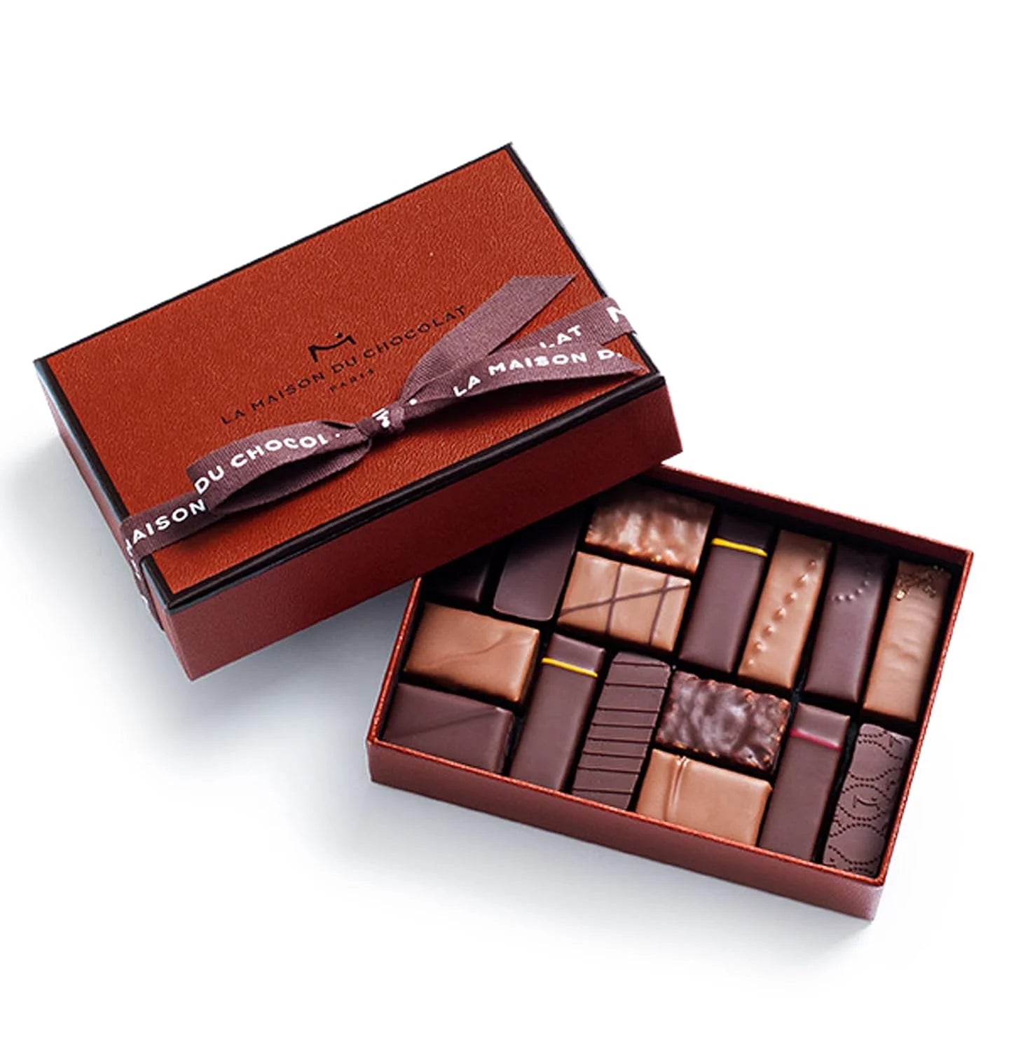 Premium Dark And Milk Chocolate Gift Box - 16Pcs Gourmet French Chocolate