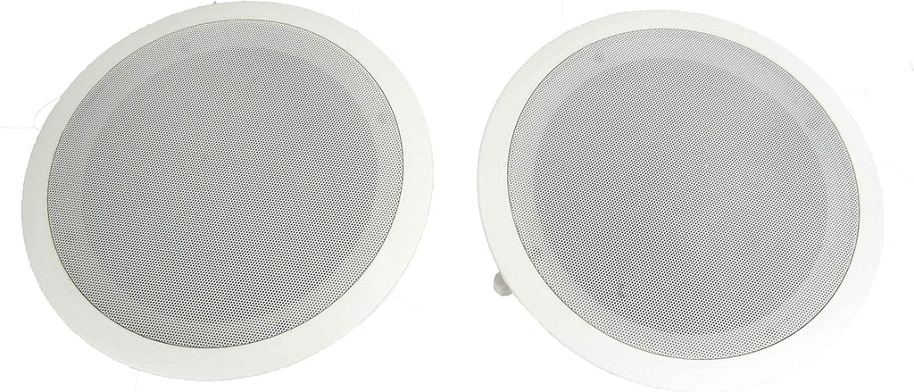 8" 1000W Round Wall And Ceiling Home Speakers 2 PAIR P8339