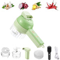 4 in 1 Mini Handheld Electric Vegetable Cutter Set Wireless Food Chopper Grinder Food Processor
