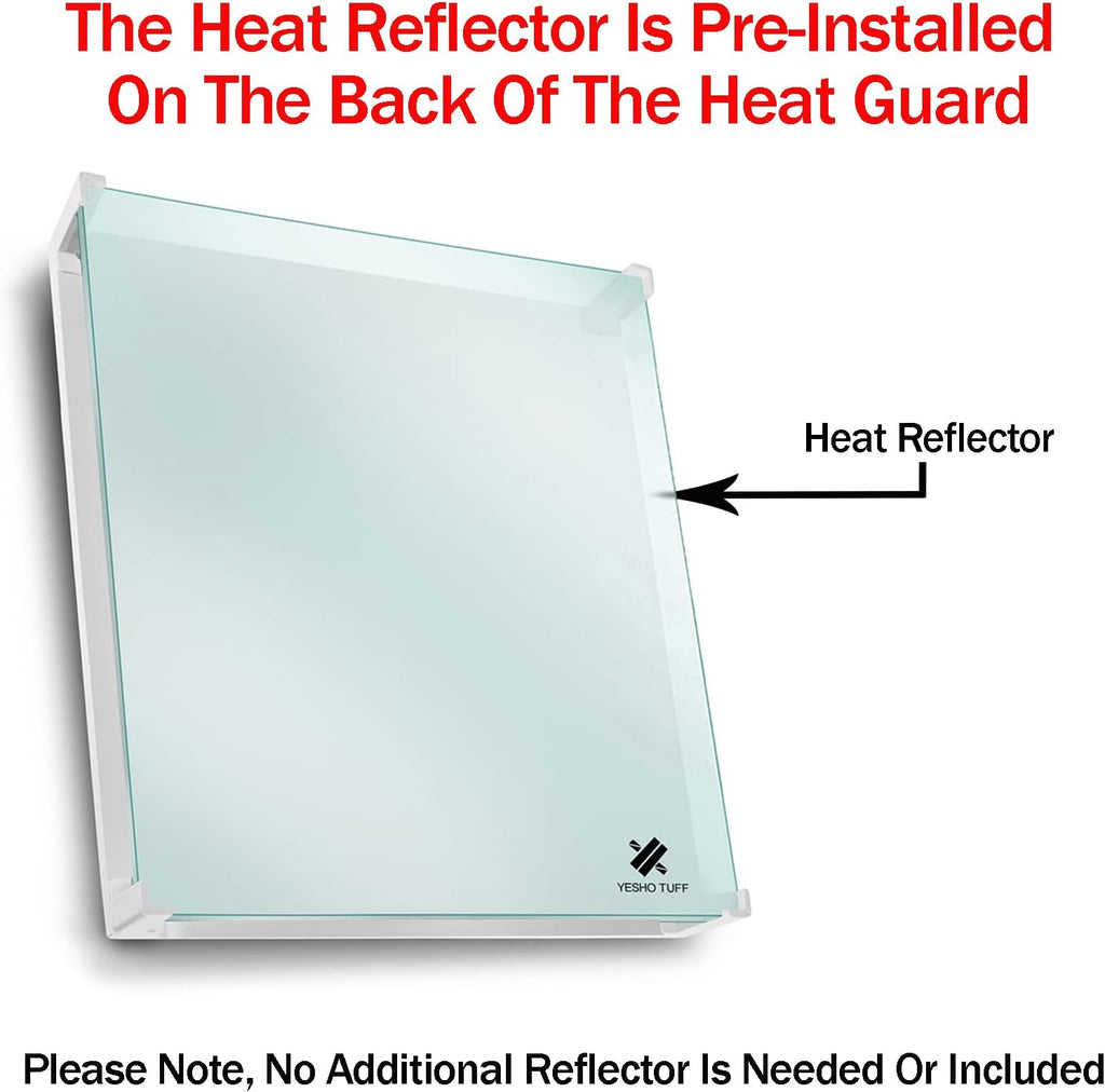 Wall Mount Space Heater Panel with Thermostat, 400W Convection Heater for 120 Sq Ft Rooms V983