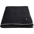 EKTOS 100% Wool Blanket, 66" x 90", Camping Blanket, Wool Blanket Military Surplus (Charcoal, Twin Size)