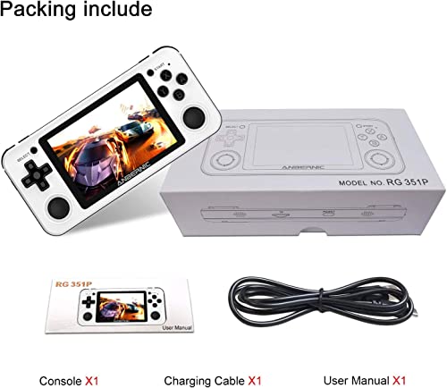 Handheld Game Console, 3.5 Inch IPS Screen, 64GB Storage Y62402