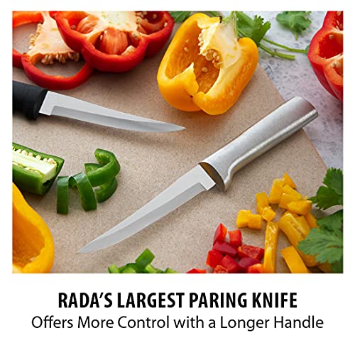 Paring Knife with Stainless Steel Blade and Aluminum Handle, 8-3/8 Inches M279