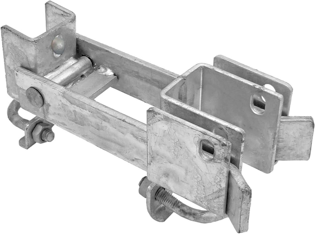 Chain Link Commercial Strong Arm Double Gate Latch - Latches Two Gates Together Without The Need of a Drop Rod - Chain Link Double Gate Latch for 1-5/8" Thru 2" Gate Frames Pack of 2