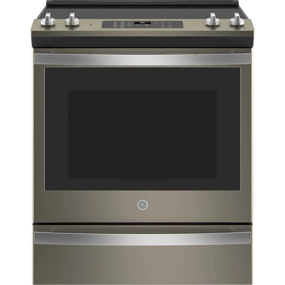 GE APPLIANCES JS760EPES  SLIDE IN ELECTRIC RANGE White