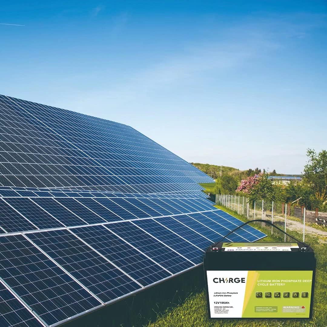 12V 100Ah LiFePO4 Battery with Built-in BMS for RV, Home Energy Storage and Off-Grid I29606