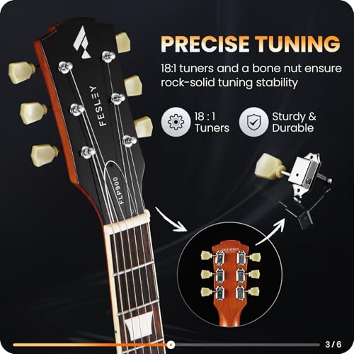 LP Electric Guitar with Arched Top, Solid Body with Humbucker Pickups A953807