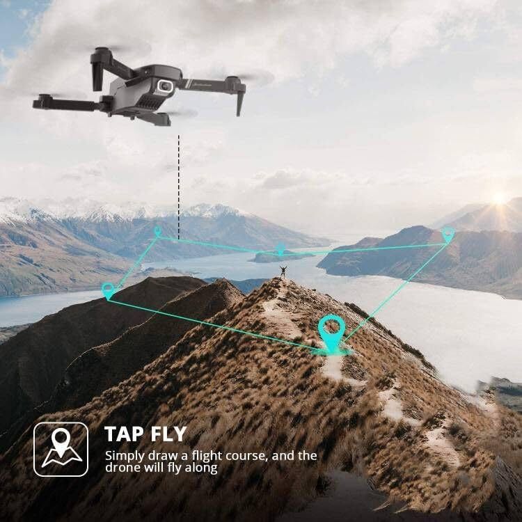 Foldable Camera Drone with 1080P FPV for Adults and Kids L97219