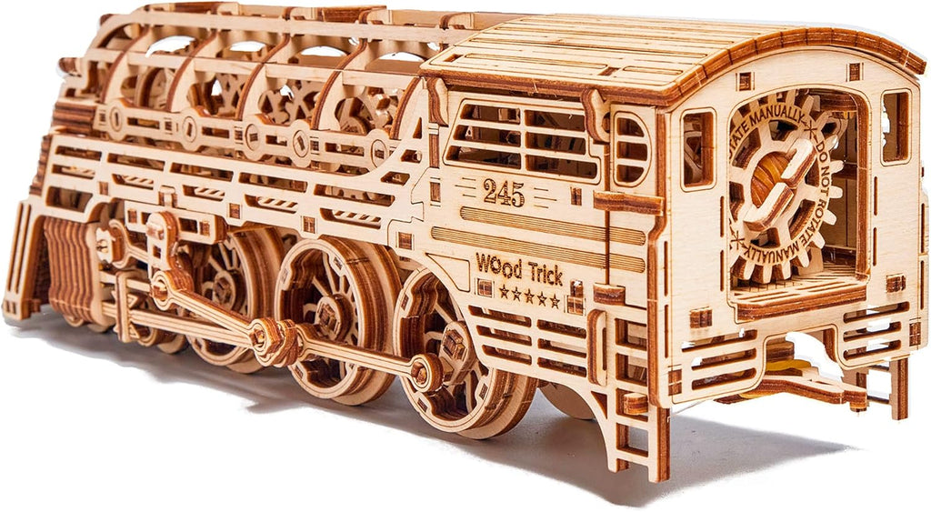 3D Wooden Puzzle Train Model Kit for Adults and Kids V355